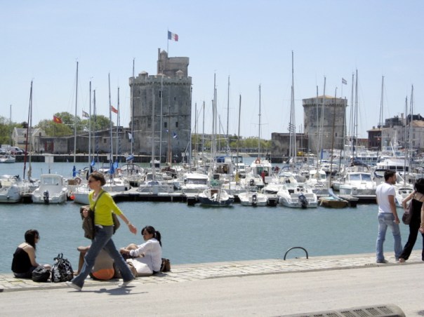 The old port at La Rochelle La Rochelle Vieux Port Charente Maritime Classic Car Hire family gite holidays swimming pool