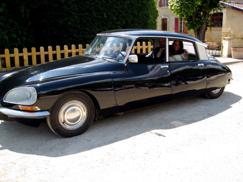 Wedding car hire in France, classic wedding car hire in France