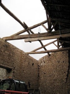 Barn renovation France, Gites in Charente, garage for classic cars