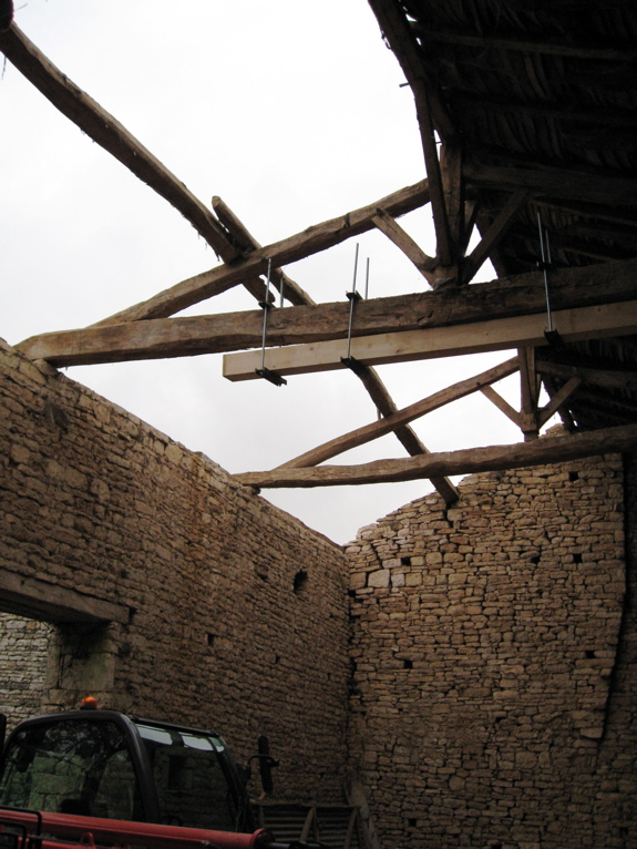 Barn renovation France, Gites in Charente, garage for classic cars