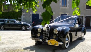 Jaguar MK2 wedding car hire, France