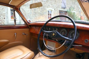 Classic Jaguar wedding car hire in France